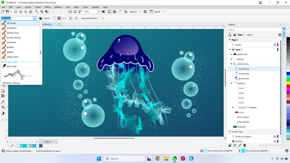 coreldraws-new-painterly-brushes CorelDRAW's new Painterly brushes